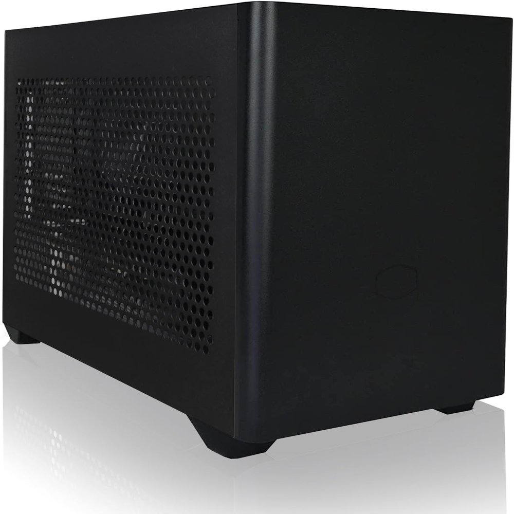 AVGPC Q-Box Mini Series PC - AMD Ryzen 5 5600G Cezanne 6-Core 3.9 GHz with AMD Radeon Graphics Gaming Cooler 16 GB DDR4 1TB SSD Windows 10, Black