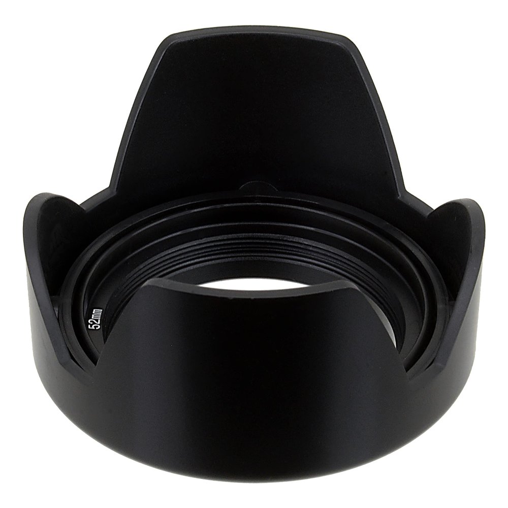 Fotodiox Reversible Lens Hood Kit with Cap Compatible with EF 50mm f/1.8 II - Reversible 2-Stage Flower Hood
