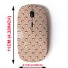 2.4G Wireless Mouse with Cute Pattern Design for All Laptops and Desktops with Nano Receiver - Childish Animal Monkey view 2