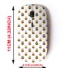 2.4G Wireless Mouse with Cute Pattern Design for All Laptops and Desktops with Nano Receiver - Bear Pumpkin view 2