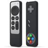 elago R4 Retro Case Compatible with 2022 Apple TV 4K Siri Remote 3rd Generation, Compatible with 2021 Apple TV Siri Remote 2nd Gen - Classic Controller Design [Non-Functional], Lanyard (Black) view 1