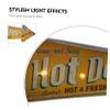 1pc Vintage Hot Board Decorative Wall Lamp for Unique Home Store Creative Direction Sign for Parties and Events Battery Not Included Eye-catching Neon Effect view 2