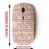 2.4G Wireless Mouse with Cute Pattern Design for All Laptops and Desktops with Nano Receiver - Cute Baby Girl Panda view 2