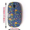 2.4G Wireless Mouse with Cute Pattern Design for All Laptops and Desktops with Nano Receiver - Fall Fruits Sunflowers view 2