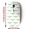 2.4G Wireless Mouse with Cute Pattern Design for All Laptops and Desktops with Nano Receiver - Crocodile Repeating view 2