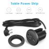 Desktop Power Grommet, 2 inch, USB C PD 20W Fast Charging Station, Desk Hole Recessed Power Outlet,ETL Listed (1, 6 FT Cable) view 2