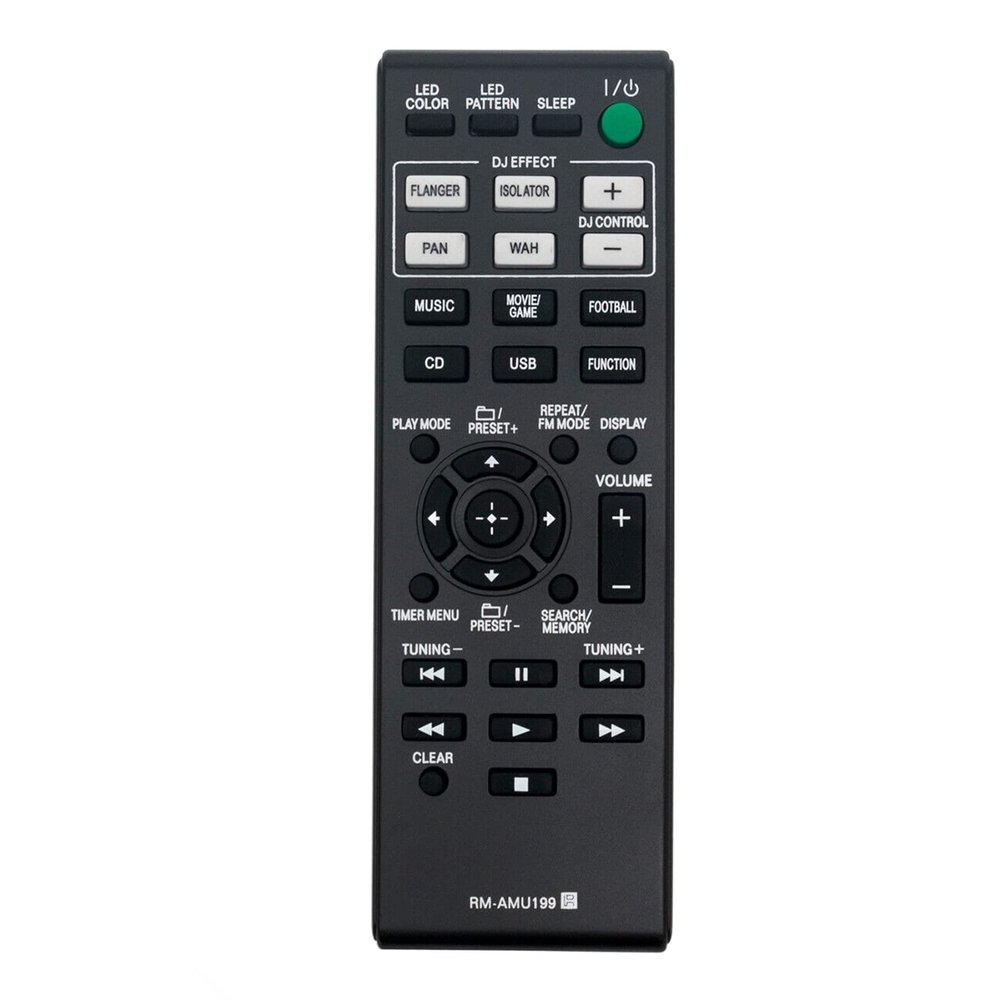 Allimity RM-AMU199 Replaced Remote Control Fit for Sony Home Audio HCD-SHAKE99 SS-SHAKE77 HCD-SHAKE55 HCD-SHAKE33 SHAKE-77 LBT-GPX555