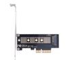 SATMW M.2 NVME PCIE Adapter NVME M2 Adapter NVME SSD PCI Express Card M Key to PCIE 3.0 X4 Adapter for 2230 2242 2260 2280 Full Speed - High Bracket view 1