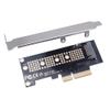 SATMW M.2 NVME PCIE Adapter NVME M2 Adapter NVME SSD PCI Express Card M Key to PCIE 3.0 X4 Adapter for 2230 2242 2260 2280 Full Speed - High Bracket view 3