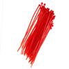 Juvielich 100PCS Red Multi-Purpose Nylon Cable Ties Heavy Duty Self-Locking Nylon Wire Tie-Wraps for Home,Office,Garden and Workshop view 1