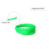 Aicosineg Wire Braided Protective Sleeve for Cable Split Power Cord Protection Flame Retardant Cable Manage Green 1/6inch 16ft 1Pcs view 3