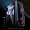 BBNB Computer Cases,Mid-Tower PC Gaming Case ATX/M-ATX/ITX - Front I/O USB 3.0 Port - Acrylic Glass Side Panel - Phantom Fan - Water-Cooling Ready (Size : 3 Fan) view 2