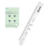 Ezyaid PD Ruler with Instruction Manual - Pupillary Distance Ruler for Pupil Distance Measuring, PD Measurement Tool for Prescription Eyeglasses, Include Eye Care Tips view 1