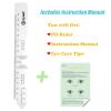Ezyaid PD Ruler with Instruction Manual - Pupillary Distance Ruler for Pupil Distance Measuring, PD Measurement Tool for Prescription Eyeglasses, Include Eye Care Tips view 2