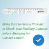 Ezyaid PD Ruler with Instruction Manual - Pupillary Distance Ruler for Pupil Distance Measuring, PD Measurement Tool for Prescription Eyeglasses, Include Eye Care Tips view 4