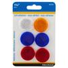 Mini Reflector, Plastic, 1.25-In., 6-Pk. view 1