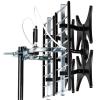 Five Star Multi-Directional 4V HDTV Antenna - up to 200 Mile Range, UHF/VHF, with Installation Kit and Mounting Pole (Renewed) view 3
