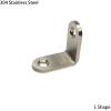10 Pcs Enhanced Corner Brace Bracket 0.3cm Thickness Stainless Steel L Shape Angle Bracket 90 Degree with Screws for Furniture Corner Support (30x30x16mm) (Size : 30x30mm 3mm thickness) view 2