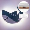 Stephen Joseph Night Light, Shark view 4