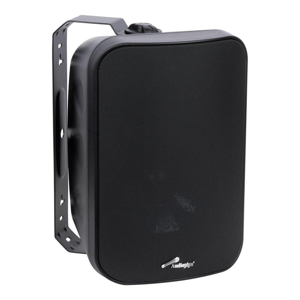 Audiopipe 8 2-Way Indoor/Outdoor Weatherproof Loudspeaker (ODP-870T-BLK), Black, 2-Way, 240 Watts, 8 Ohms, 70V Transformer, IPX6, Long-Lasting, Wide Frequency Response, LED
