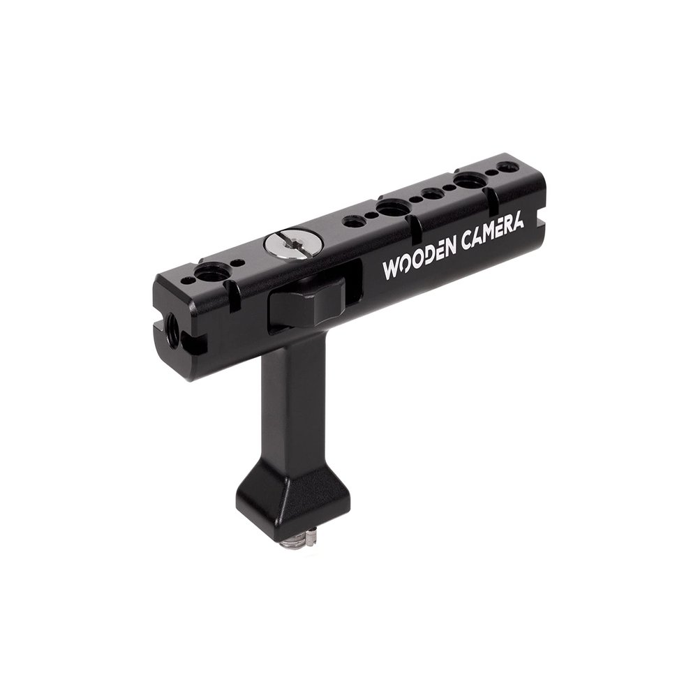 Wooden Camera Mini Top Handle for 3/8"-16 Mounting Point, Universal Lightweight Metal Top Handle with Ergonomic Design, Made for Smaller Cameras