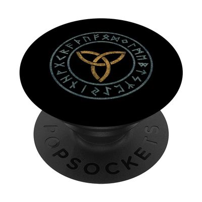 Triquetra Celtic Viking Symbol Wicca Norse Mythology Runes PopSockets Swappable PopGrip