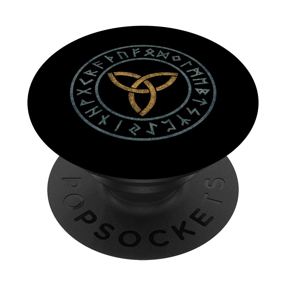 Triquetra Celtic Viking Symbol Wicca Norse Mythology Runes PopSockets Swappable PopGrip