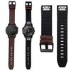 Abanen Quick Easy Fit 22mm Leather Watch Bands for Fenix 6 / Fenix 5, Genuine Leather with Silicone Sweatproof Wrist Strap for Garmin Fenix 6 Pro/Sapphire,Approach S62/S60,Instinct,Quatix 6/5 (Coffee) view 4