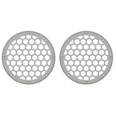 Advanblack x XBS Color Matched HEX 6.5'' Speaker Grills(2 pcs) Fit for Harley Touring Lower Fairing 6 1/2 Speakers (SandDune)
