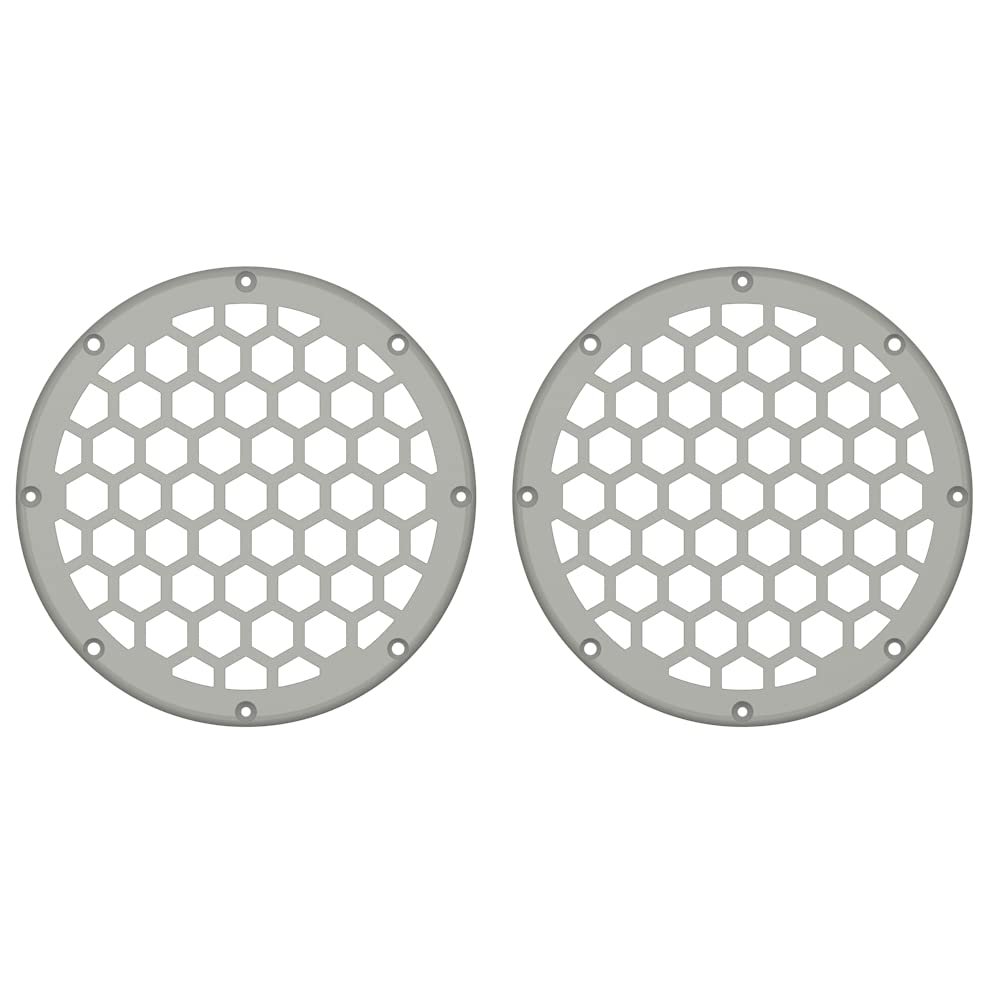 Advanblack x XBS Color Matched HEX 6.5'' Speaker Grills(2 pcs) Fit for Harley Touring Lower Fairing 6 1/2 Speakers (SandDune)