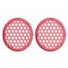 Advanblack US Stock x XBS Color Matched HEX 6.5'' Speaker Grills(2 pcs) Fit for Harley Touring Lower Fairing 6 1/2 Speakers (Velocity Red Sunglo) view 2