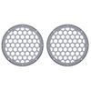 Advanblack x XBS Color Matched HEX 6.5'' Speaker Grills(2 pcs) Fit for Harley Touring Lower Fairing 6 1/2 Speakers (Gauntlet Grey Metallic) view 1