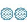 Advanblack x XBS Color Matched HEX 6.5'' Speaker Grills(2 pcs) Fit for Harley Touring Lower Fairing 6 1/2 Speakers (Tahitian Teal) view 1