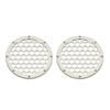 Advanblack x XBS Color Matched HEX 6.5'' Speaker Grills(2 pcs) Fit for Harley Touring Lower Fairing 6 1/2 Speakers (Bonneville Salt Pearl) view 3