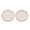 Advanblack x XBS Color Matched HEX 6.5'' Speaker Grills(2 pcs) Fit for Harley Touring Lower Fairing 6 1/2 Speakers (Sand Camo Denim) view 3