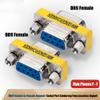 Warmstor 10-Pack 9Pin RS232 Serial Cable DB9 Male to Male/Female to Female Mini Gender Changer Adapter Coupler Connector view 4
