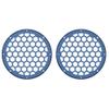 Advanblack x XBS Color Matched HEX 6.5'' Speaker Grills(2 pcs) Fit for Harley Touring Lower Fairing 6 1/2 Speakers (Dark Blue Pearl) view 1