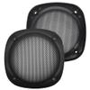 2 Pcs for 4 Inch High Grade Square Speaker Grill Cover 4" Car Audio Decorative Circle Metal Mesh Grill Protection Net 126x126mm/4.96x4.96in view 1