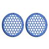 US Stock Advanblack x XBS Color Matched HEX 6.5'' Speaker Grills(2 pcs) Fit for Harley Touring Lower Fairing 6 1/2 Speakers (Superior Blue) view 2