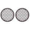 Advanblack x XBS Color Matched HEX 6.5'' Speaker Grills(2 pcs) Fit for Harley Touring Lower Fairing 6 1/2 Speakers (Black Cherry) view 1