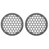 Advanblack x XBS Color Matched HEX 6.5'' Speaker Grills(2 pcs) Fit for Harley Touring Lower Fairing 6 1/2 Speakers (Black Quartz) view 1