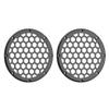 Advanblack x XBS Color Matched HEX 6.5'' Speaker Grills(2 pcs) Fit for Harley Touring Lower Fairing 6 1/2 Speakers (Black Quartz) view 2