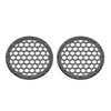 Advanblack x XBS Color Matched HEX 6.5'' Speaker Grills(2 pcs) Fit for Harley Touring Lower Fairing 6 1/2 Speakers (Black Quartz) view 3