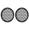 Advanblack x XBS Color Matched HEX 6.5'' Speaker Grills(2 pcs) Fit for Harley Touring Lower Fairing 6 1/2 Speakers (Black Quartz) view 4