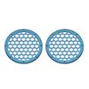 Advanblack x XBS Color Matched HEX 6.5'' Speaker Grills(2 pcs) Fit for Harley Touring Lower Fairing 6 1/2 Speakers (Daytona Blue) view 3