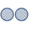 Advanblack x XBS Color Matched HEX 6.5'' Speaker Grills(2 pcs) Fit for Harley Touring Lower Fairing 6 1/2 Speakers (Blue Max) view 1