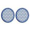 Advanblack x XBS Color Matched HEX 6.5'' Speaker Grills(2 pcs) Fit for Harley Touring Lower Fairing 6 1/2 Speakers (Blue Max) view 2
