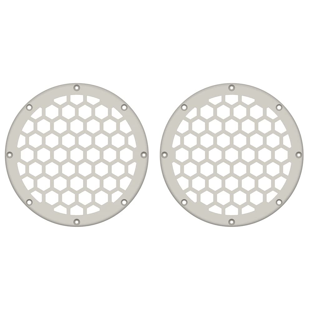 Advanblack x XBS Color Matched HEX 6.5'' Speaker Grills(2 pcs) Fit for Harley Touring Lower Fairing 6 1/2 Speakers (Bonneville Salt Denim)