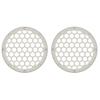 Advanblack x XBS Color Matched HEX 6.5'' Speaker Grills(2 pcs) Fit for Harley Touring Lower Fairing 6 1/2 Speakers (Bonneville Salt Denim) view 1