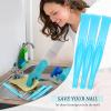 Honoson 6 Pcs Non-scratch Plastic Scraper Cleaning Tool, Blue Color view 3